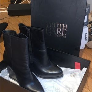 4 inch wedge booties- Truth it Dare by Madonna